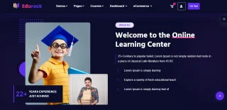 Online Learning School Template with Student, Teachers and Admin Dashboard