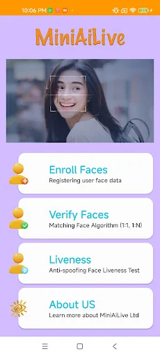 Face Recognition with Liveness Detection — screenshot 1