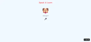 Kids Game with Voice Recognition