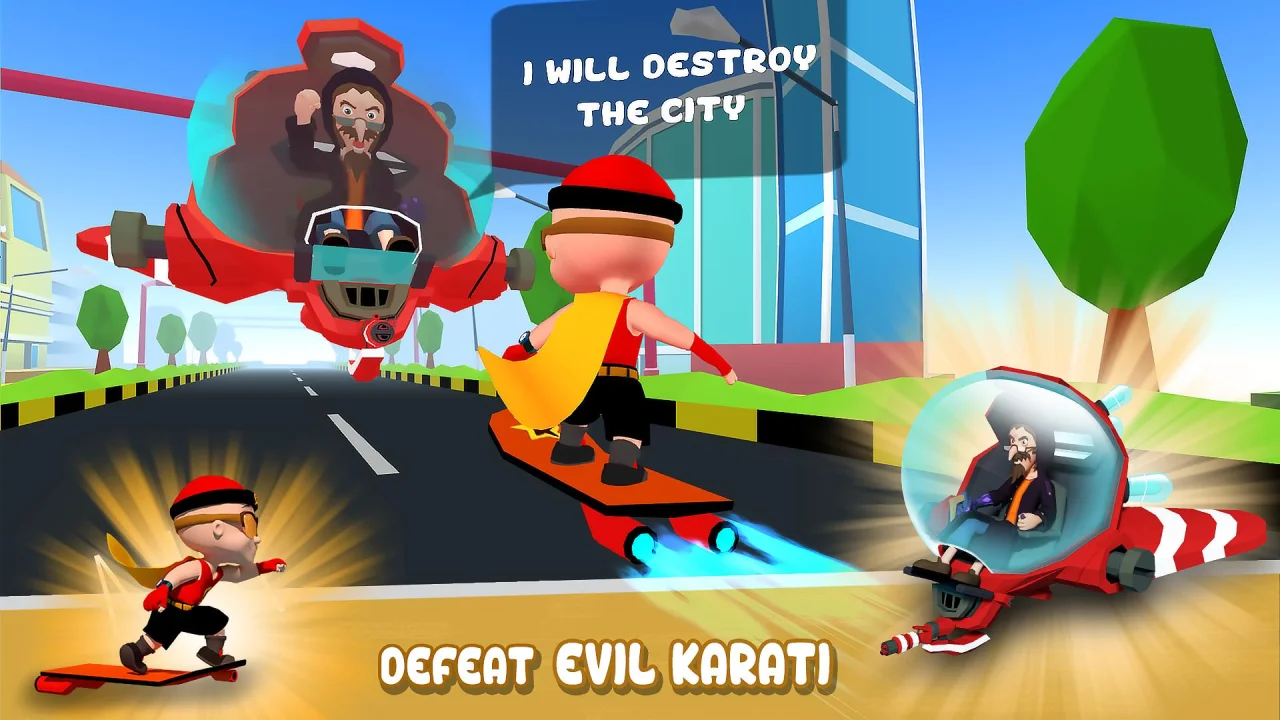 Mighty Raju 3D Hero: Endless Running Chase — screenshot 3
