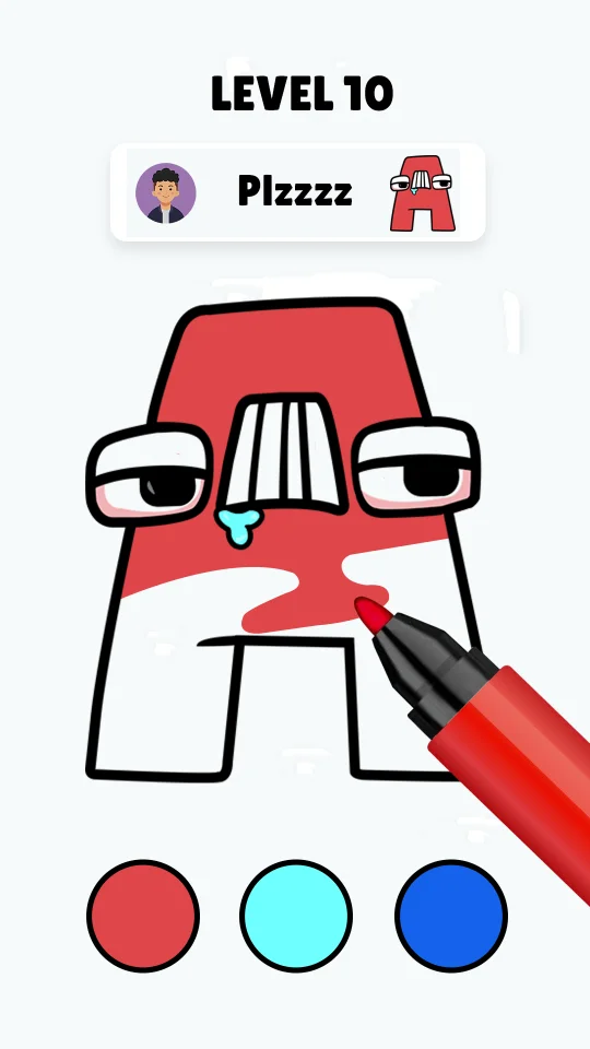 Merge Alphabet Color Monster — screenshot 1