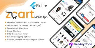 Customer App for zCart Multi-Vendor Marketplace