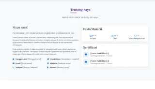 Profile Landing PAGE