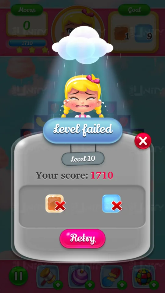 Candy Land Puzzle Unity Ads - IAP — screenshot 1