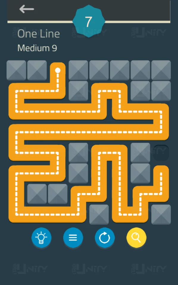 One Line Puzzle - AdMob - In App Purchase - Unity — screenshot 5
