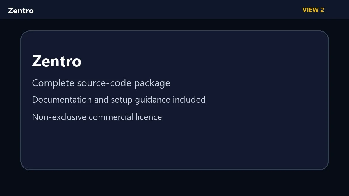 Zentro — screenshot 1