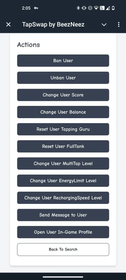 MBoys Telegram Clicker Game Web App — screenshot 3
