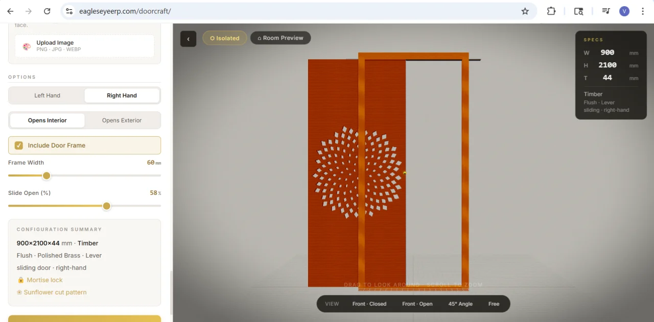 Complete Door Configurator (3D) — screenshot 4