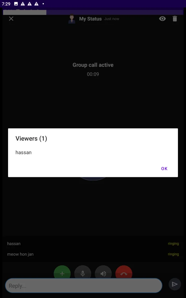 Aura AI - Android Messaging & AI Chat App Source Code — screenshot 2