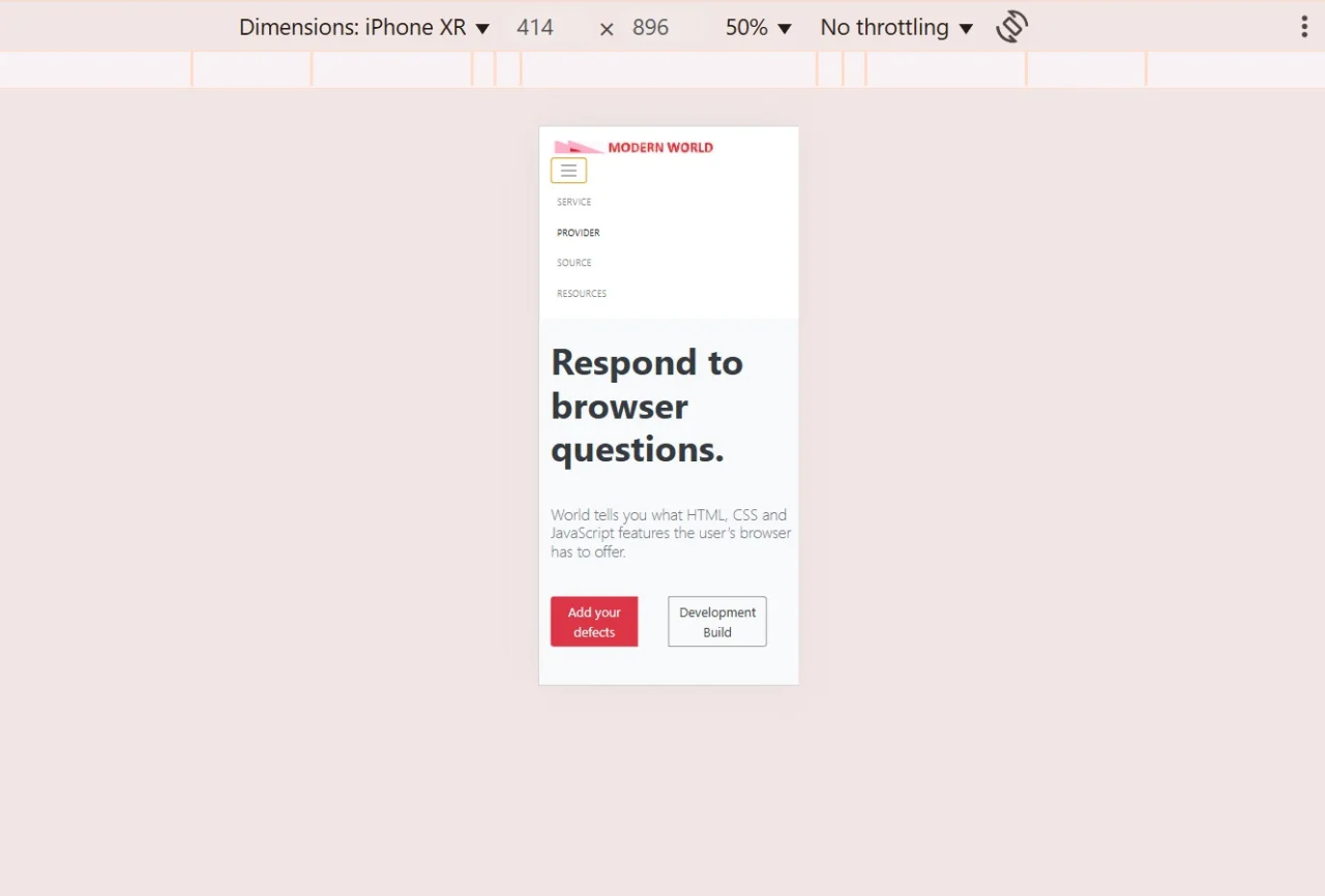 Webpage - Desktop and Mobile View — screenshot 2