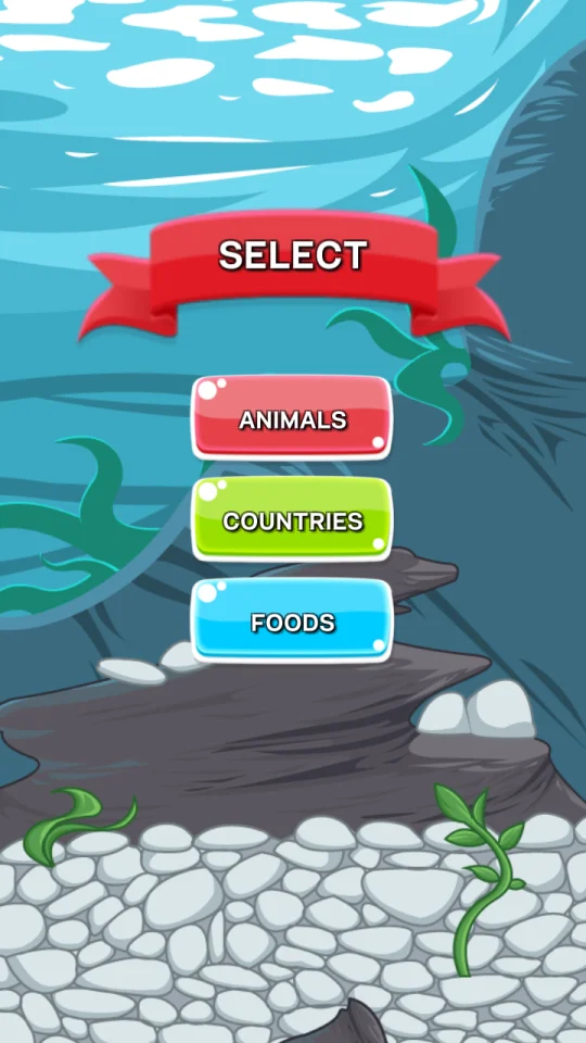 Word Quiz Game (Unity+AdMob+Android+iOS) — screenshot 1