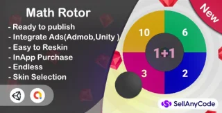 Math Rotor 3D - Educational Game (Unity Complete+AdMob+iOS+Android)