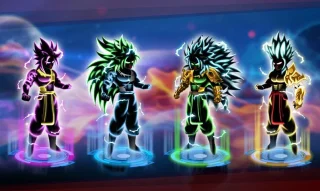 Shadow Goku Saiyan Battle