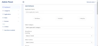 Application Downloading Website
