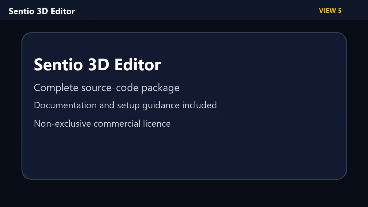 Sentio 3D Editor — screenshot 5