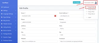 Multi Vendor Car Listing Website Carlist - Laravel