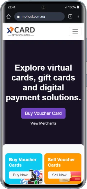 Multi-Vendor Voucher Card Application — screenshot 3