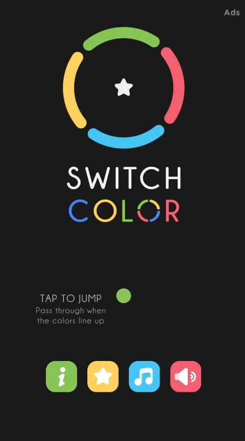 Codecanyon -Switch Color - Unity | AdMob | GDPR | Fresh Design — screenshot 1