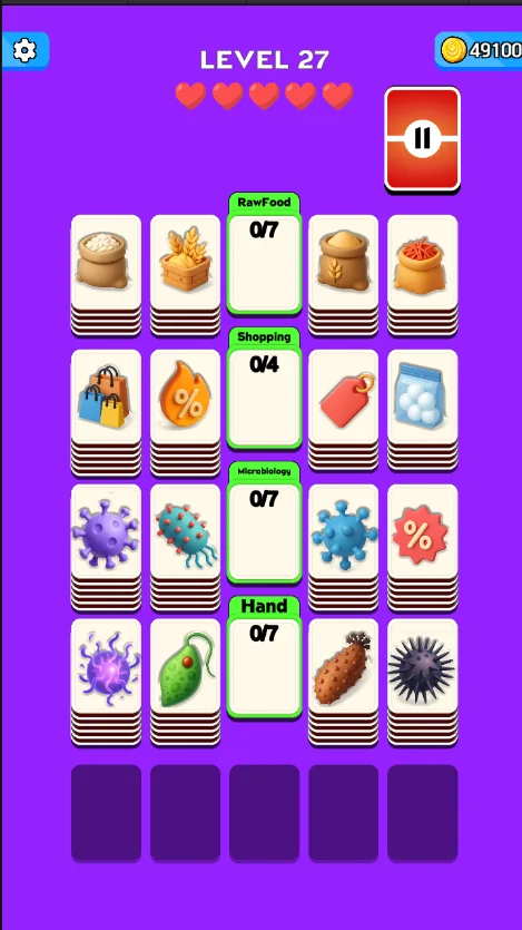 Category Sort Puzzle 2D Unity Game Template — screenshot 1