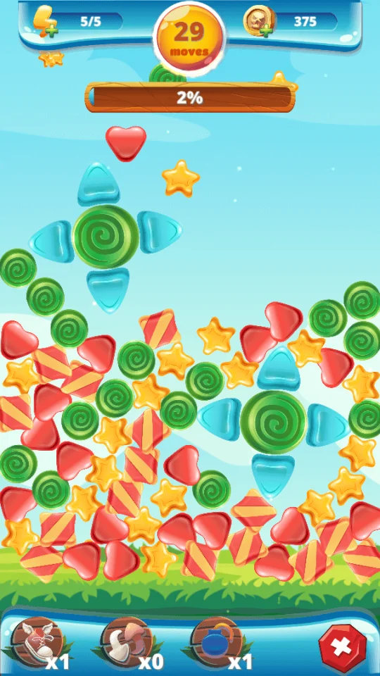 Sweety Shapes Physics Match3 — screenshot 10