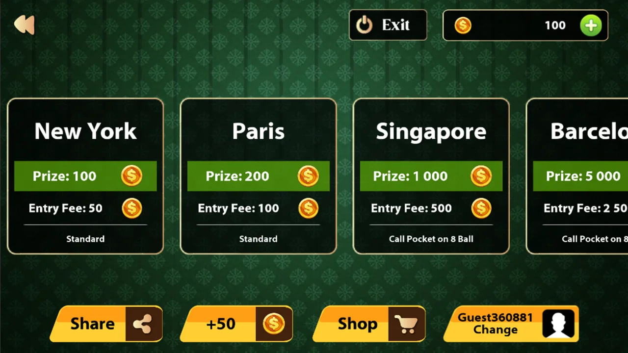 8 Ball Pool Multiplayer Unity Source Code — screenshot 2