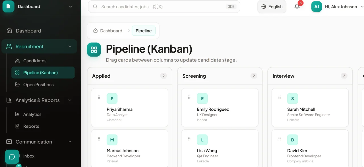 Devanshu ATS - Applicant Tracking System (Next.js 15) — screenshot 3