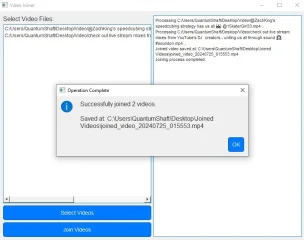 Unlimited Batch Video Joiner