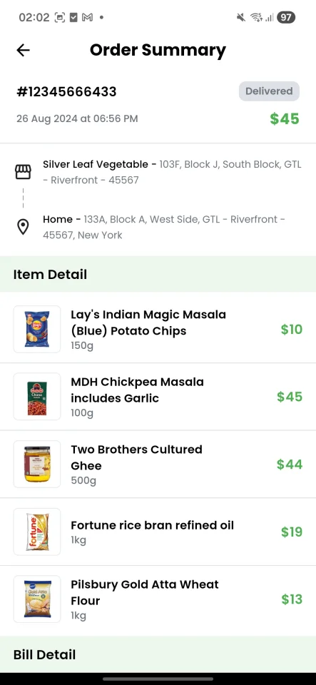 DailyBasket - Grocery Delivery Flutter Application — screenshot 8