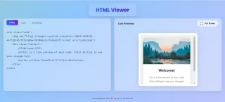 HTML Live Editor | Flawlessly Responsive Mobile Viewer