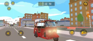 Tuk Tuk Rickshaw Taxi 3D