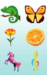 Poly Art Color by Number