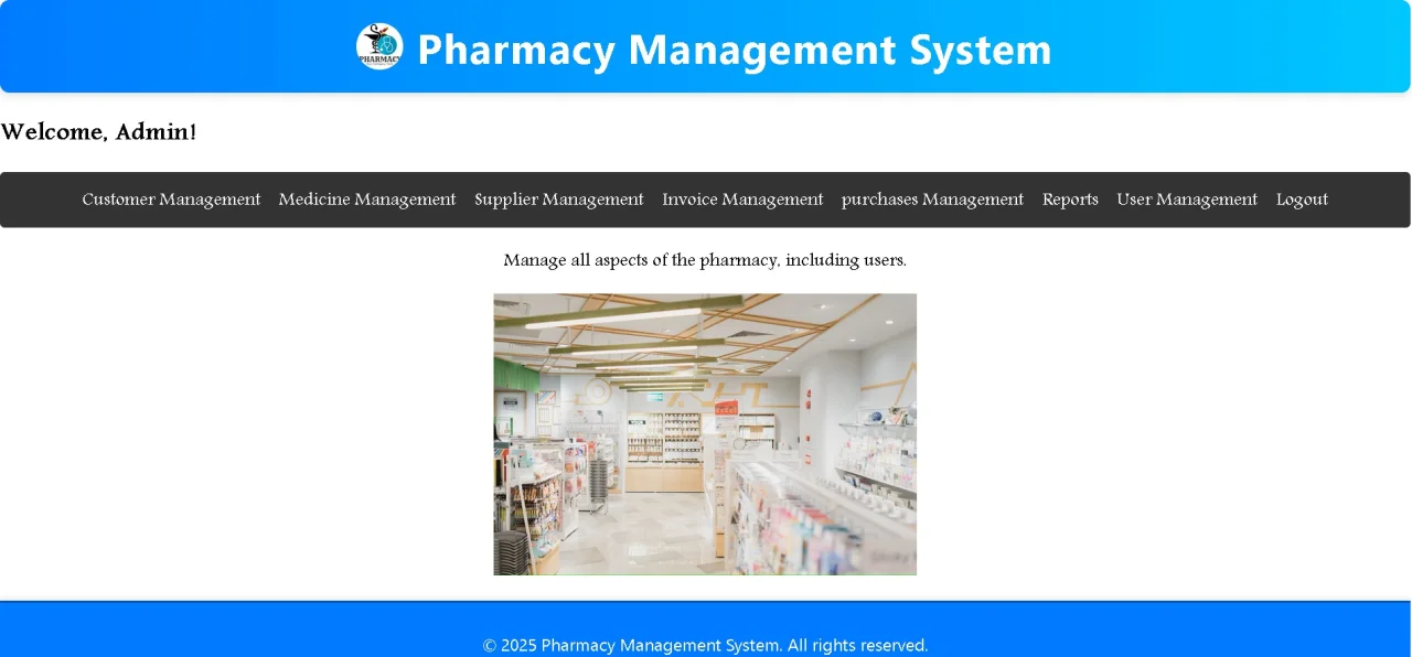 Online Pahrmacy Managemen — screenshot 1