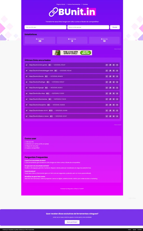 Create Your Own Professional and Easy-to-Use Link Shortener. — screenshot 1