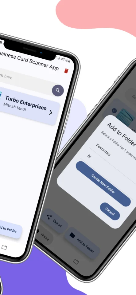 Business Card Scanner App Kotlin OCR + PDF/CSV Export — screenshot 4