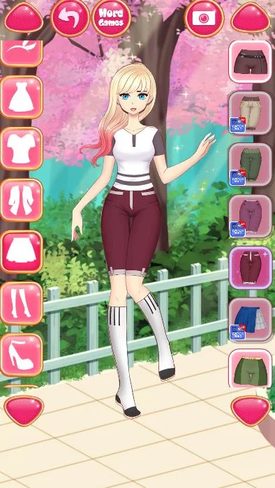 Anime Girls Fashion - Makeup & Dress Up Game — screenshot 5