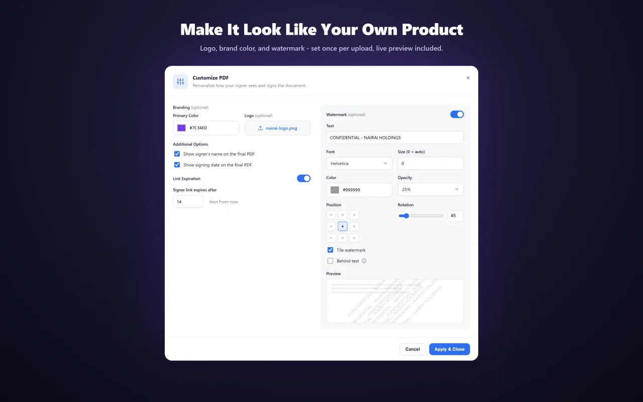 DocVera SignForge - PHP PDF eSignature — screenshot 7