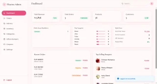 Fleurisse Luxury Floral E-Commerce UI