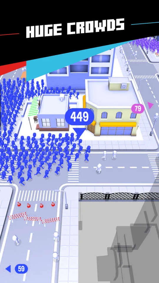 Crowd City – Huge Crowd in City — screenshot 1