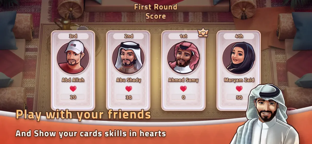Majlis Mania Heart - Unity Card Game — screenshot 2