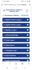 Today's Football Matches Schedule Script - HTML CSS JS