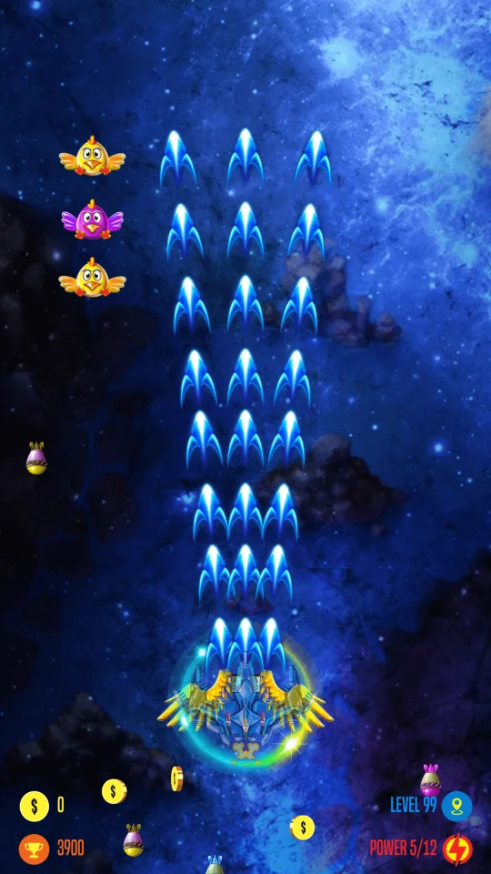 Ready to Publish Strike Galaxy Attack - Chicken Invaders GameMade with Your Own Name and Ads Id — screenshot 5