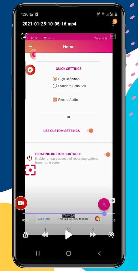 AWK Screen Recorder with Audio (Android 10 Supported) — screenshot 4