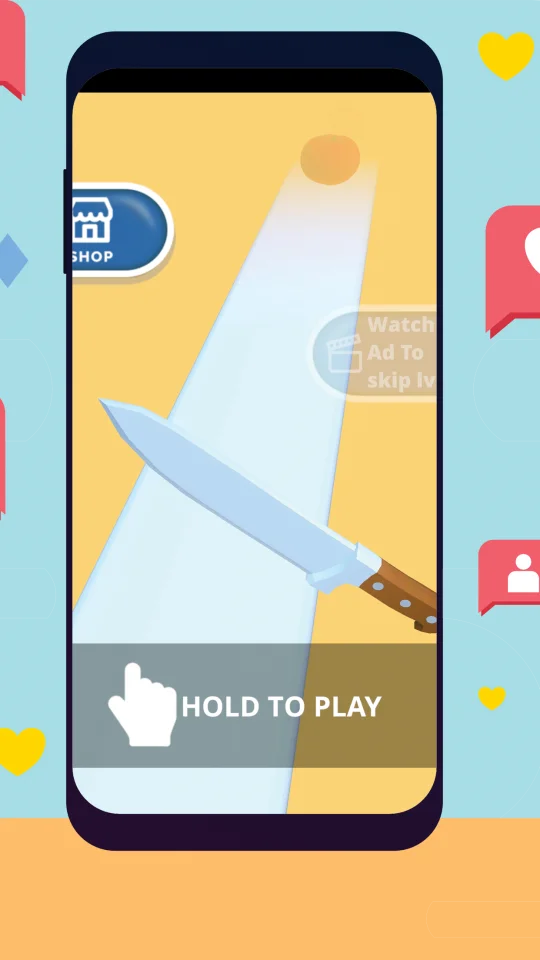 Vegetable Cutting 3D with Optimized AdMob Ads — screenshot 1