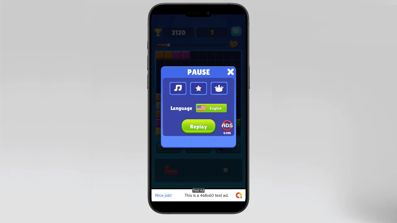 Block Puzzle Pro - Leaderboards & AdMob Ready Unity Template — screenshot 2