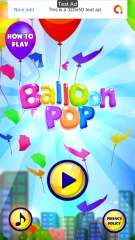 Balloon Pop Unity Source Code AdMob