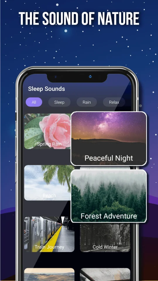 Sleep Sounds - Android App Source Code (Support Android 12) — screenshot 1