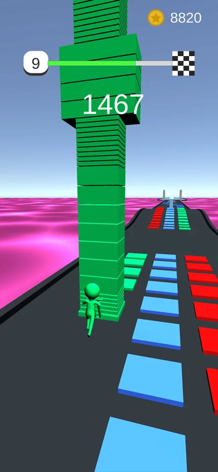 Stack Surfer - Stack Run 3D (Unity Game Template + UnityAds) — screenshot 5
