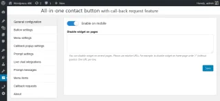 All in One Support Button + Callback Request. WhatsApp, Messenger, Telegram, LiveChat and More...