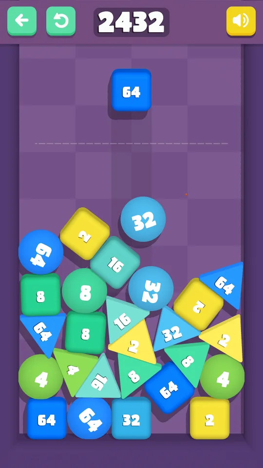 Cube 2048: 3D Merge Game — screenshot 2