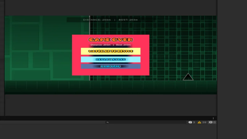 Neon Dash: Zero Gravity - Complete Unity Game Template — screenshot 5